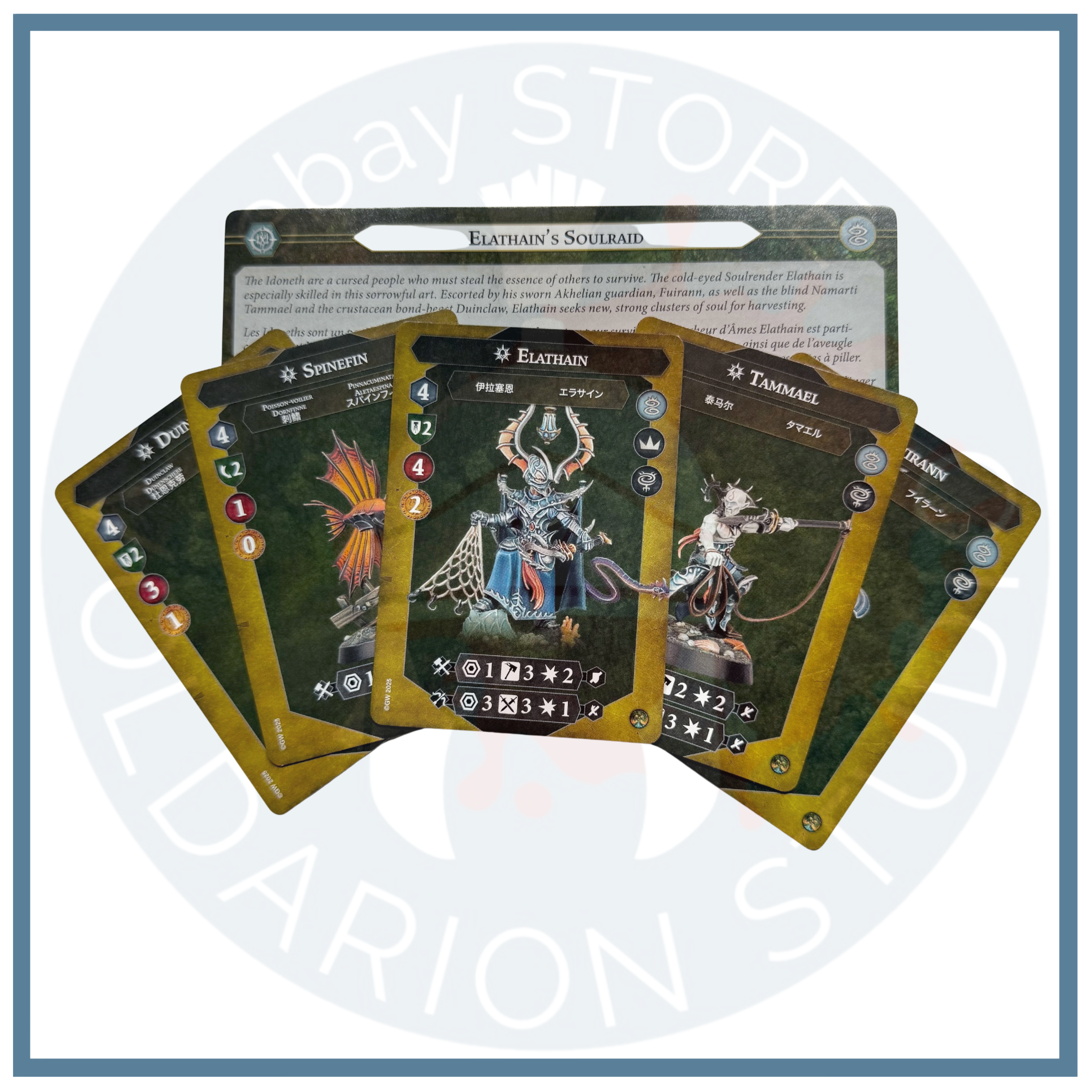 Elathain's Soulraid Warband Cards