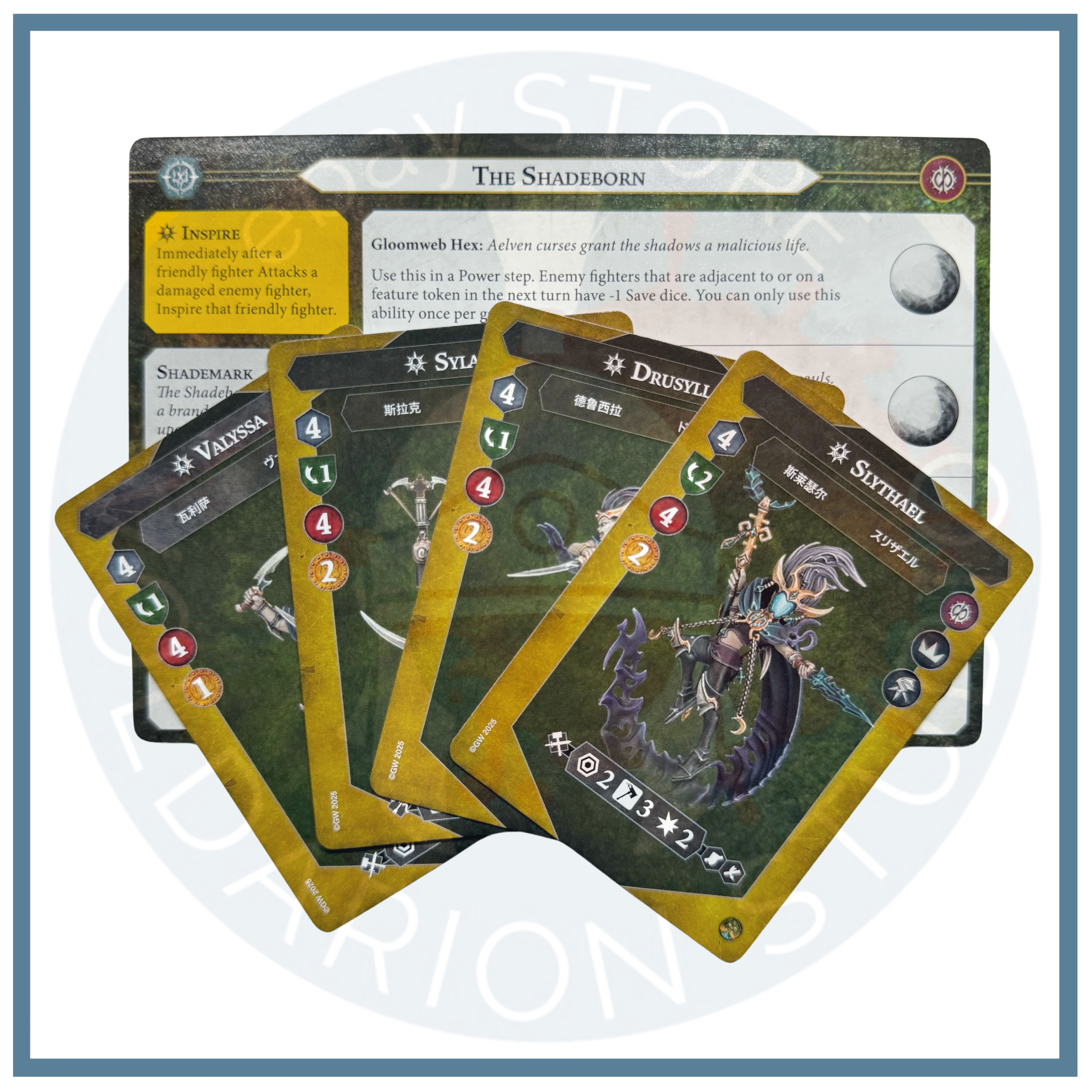 The Shadeborn Warband Cards