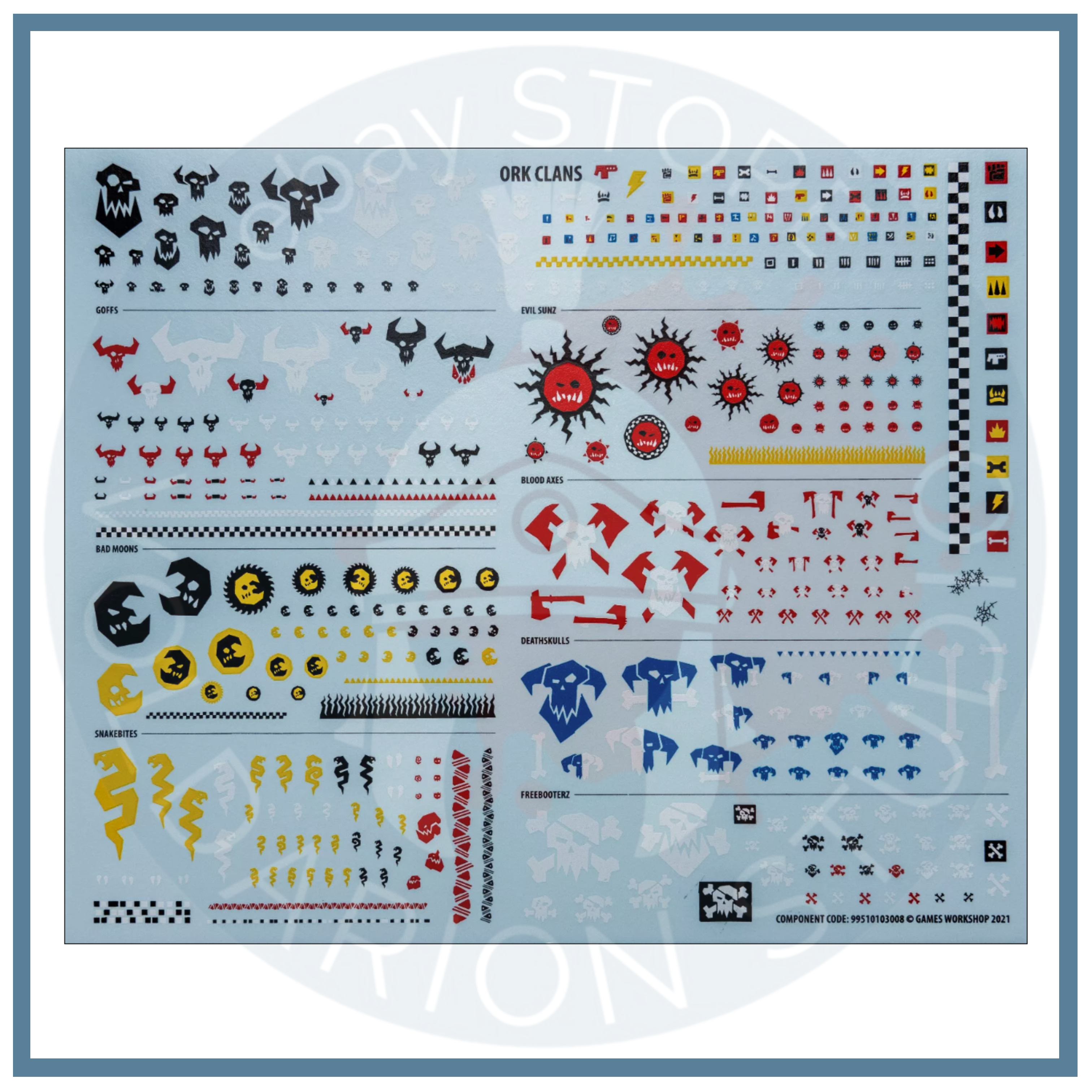 Ork Clans Transfer Sheet 2021