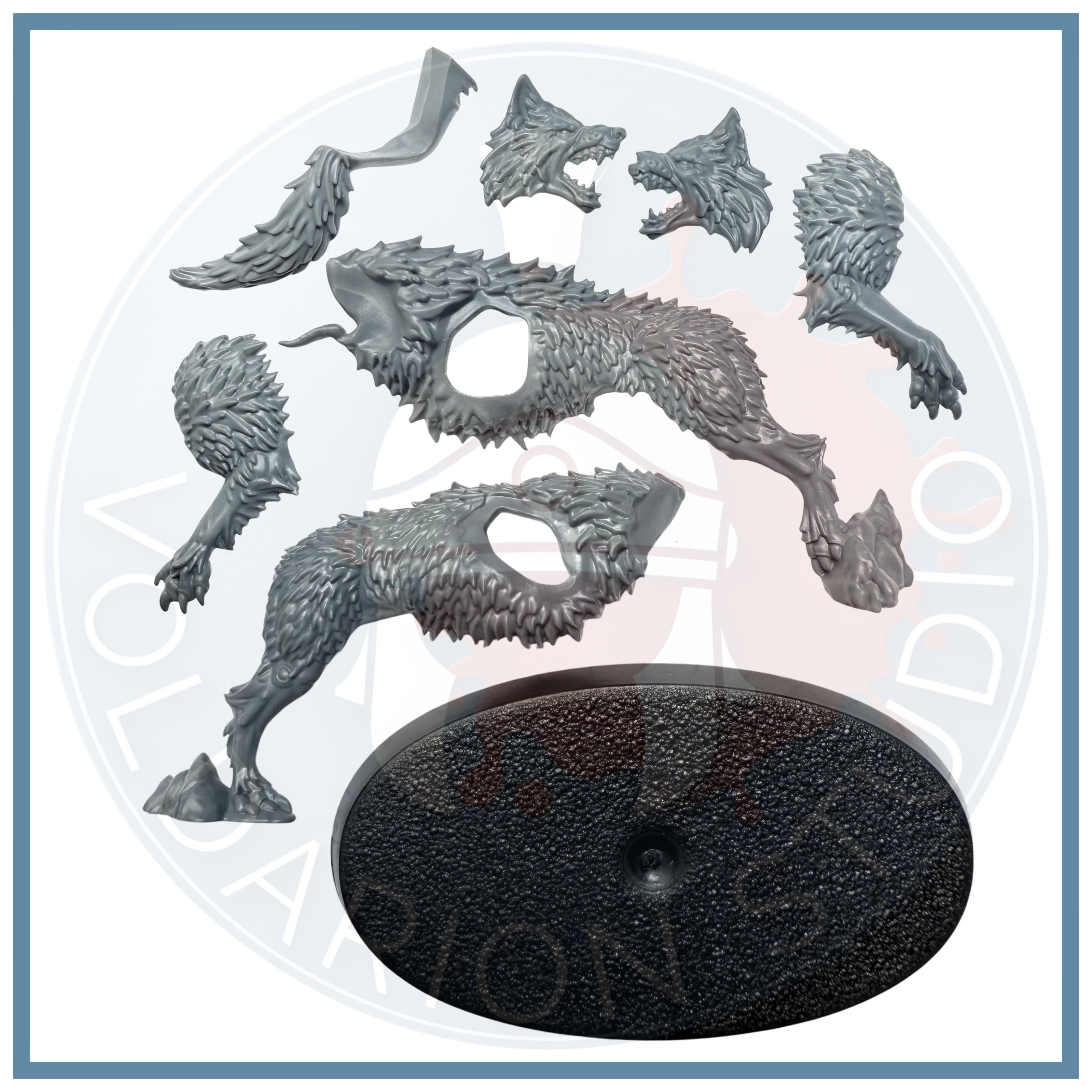 Wolf Guard Headtaker Hunting Wolf A