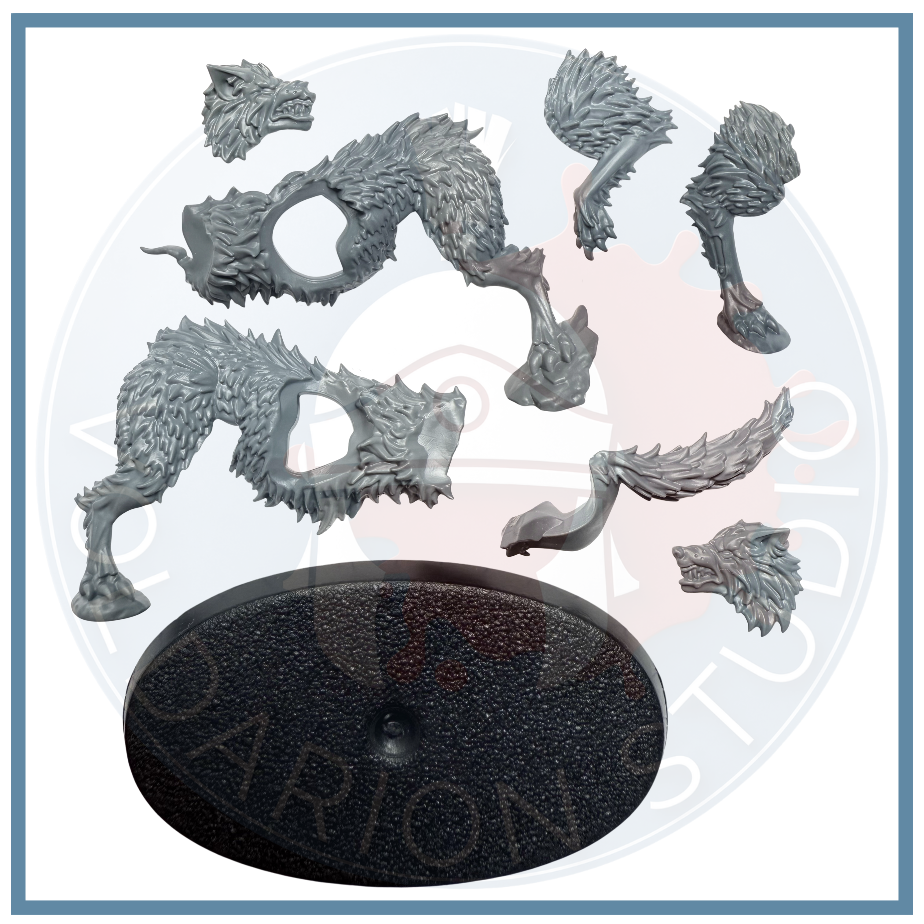 Wolf Guard Headtaker Hunting Wolf C