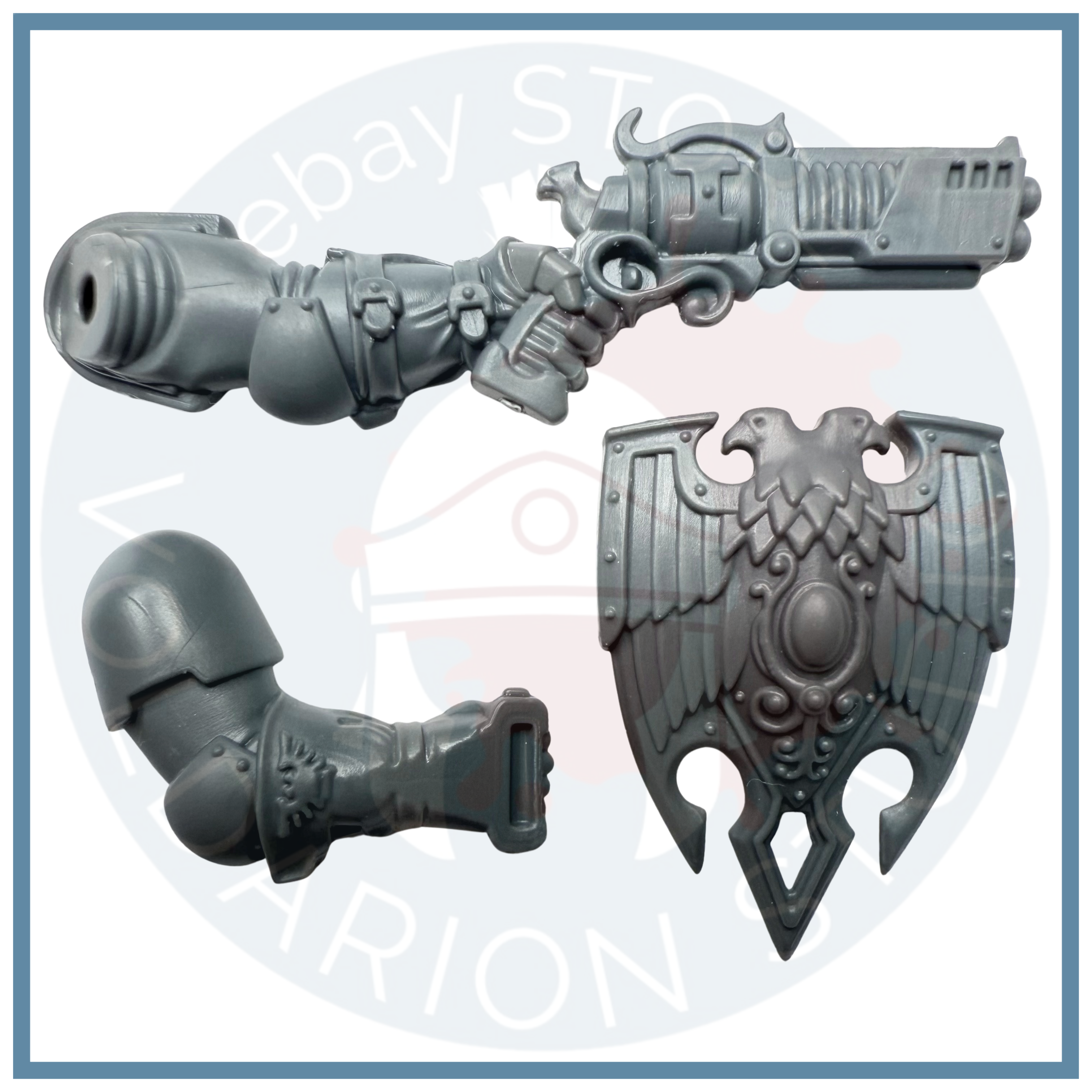 Venatari Destroyer Pistol & Tarsus Buckler Bits B