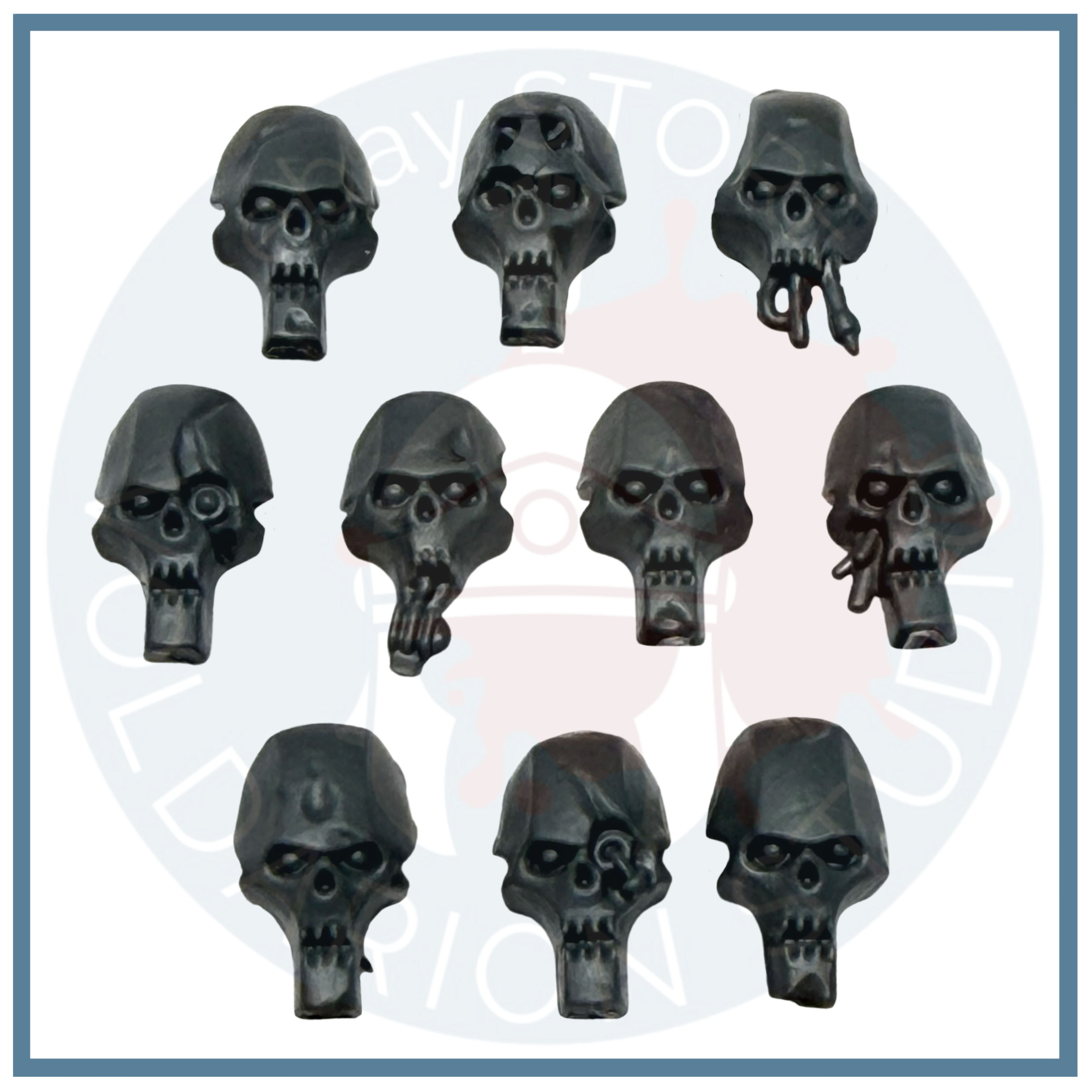 Necron Warrior Head Bits| Push-Fit