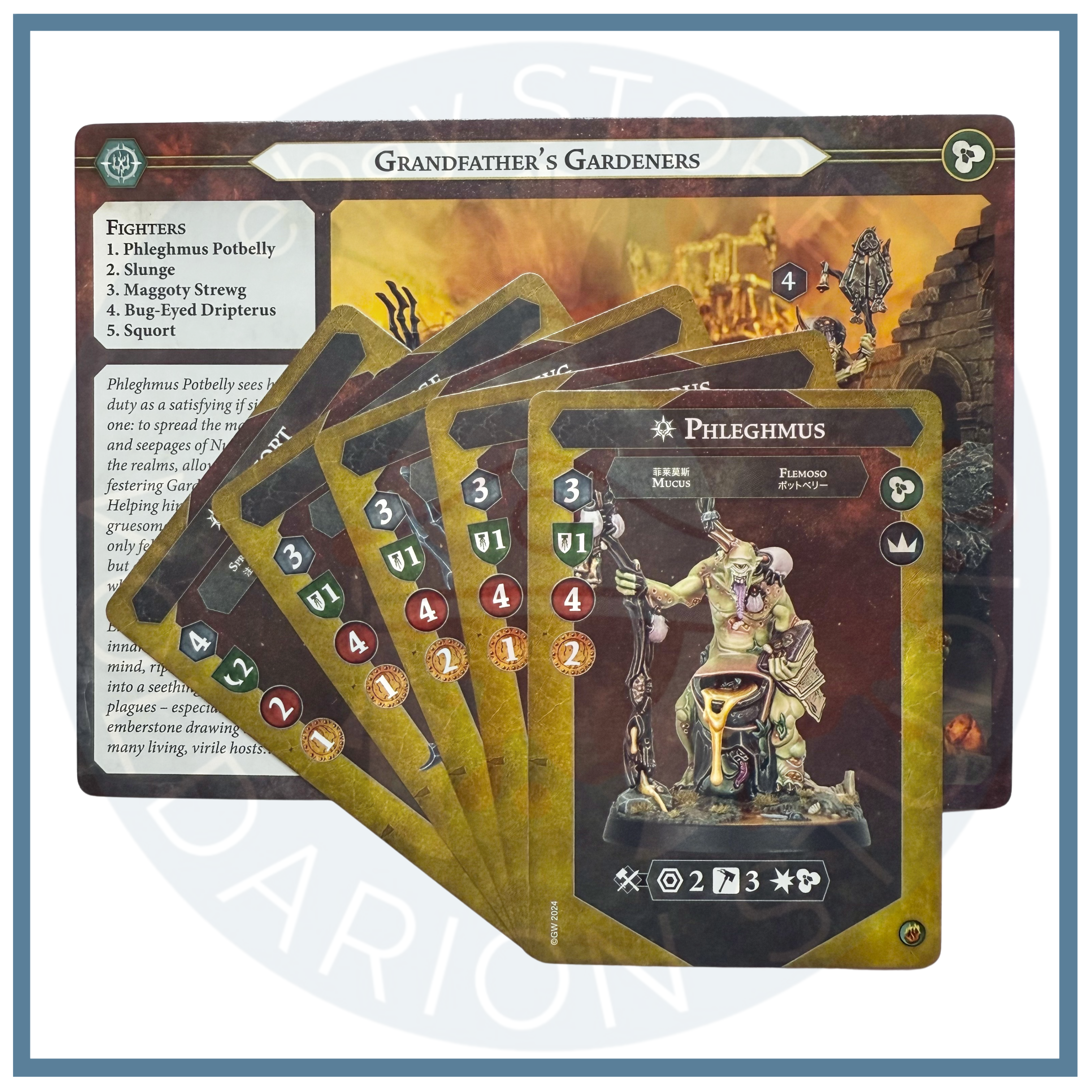 Grandfather's Gardeners Warband Cards