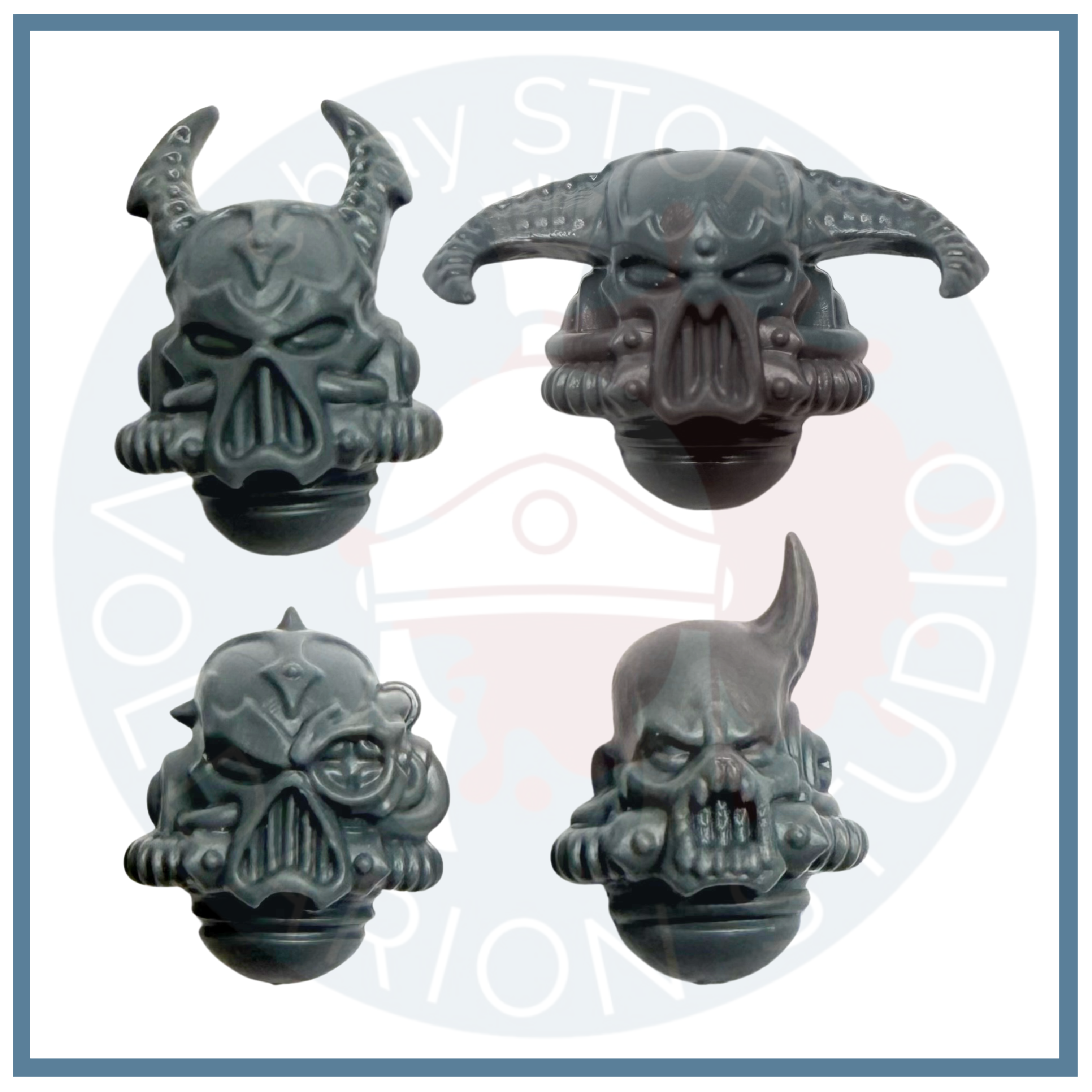 Chaos Legionaries Head Bits