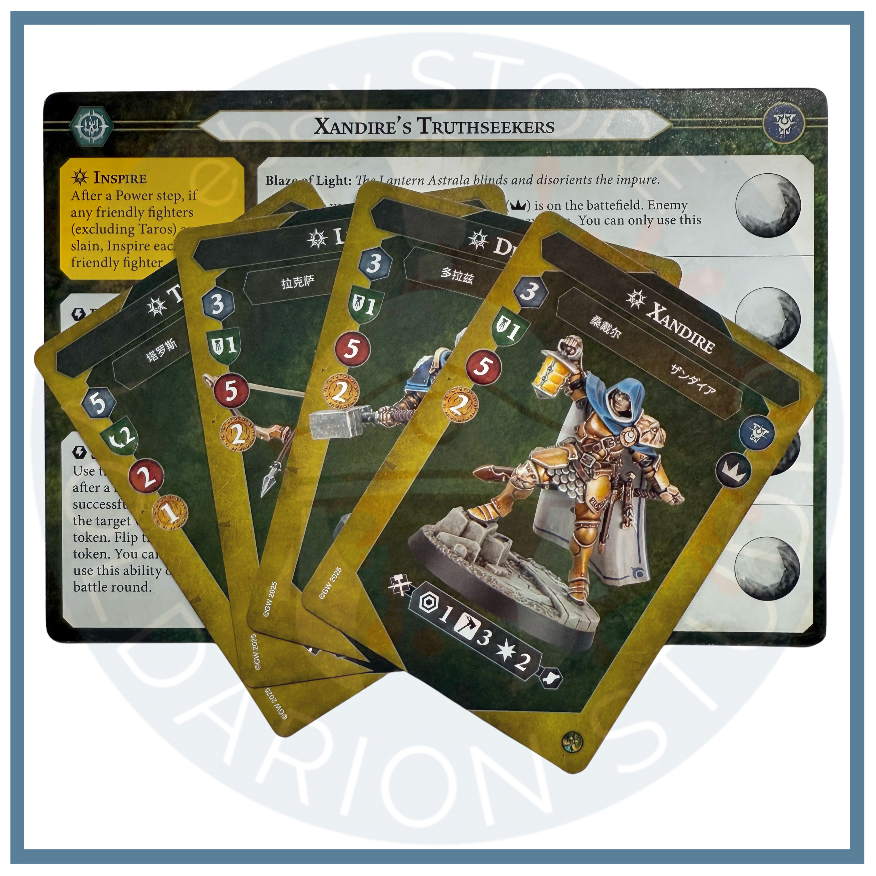 Xandire's Truthseekers Warband Cards