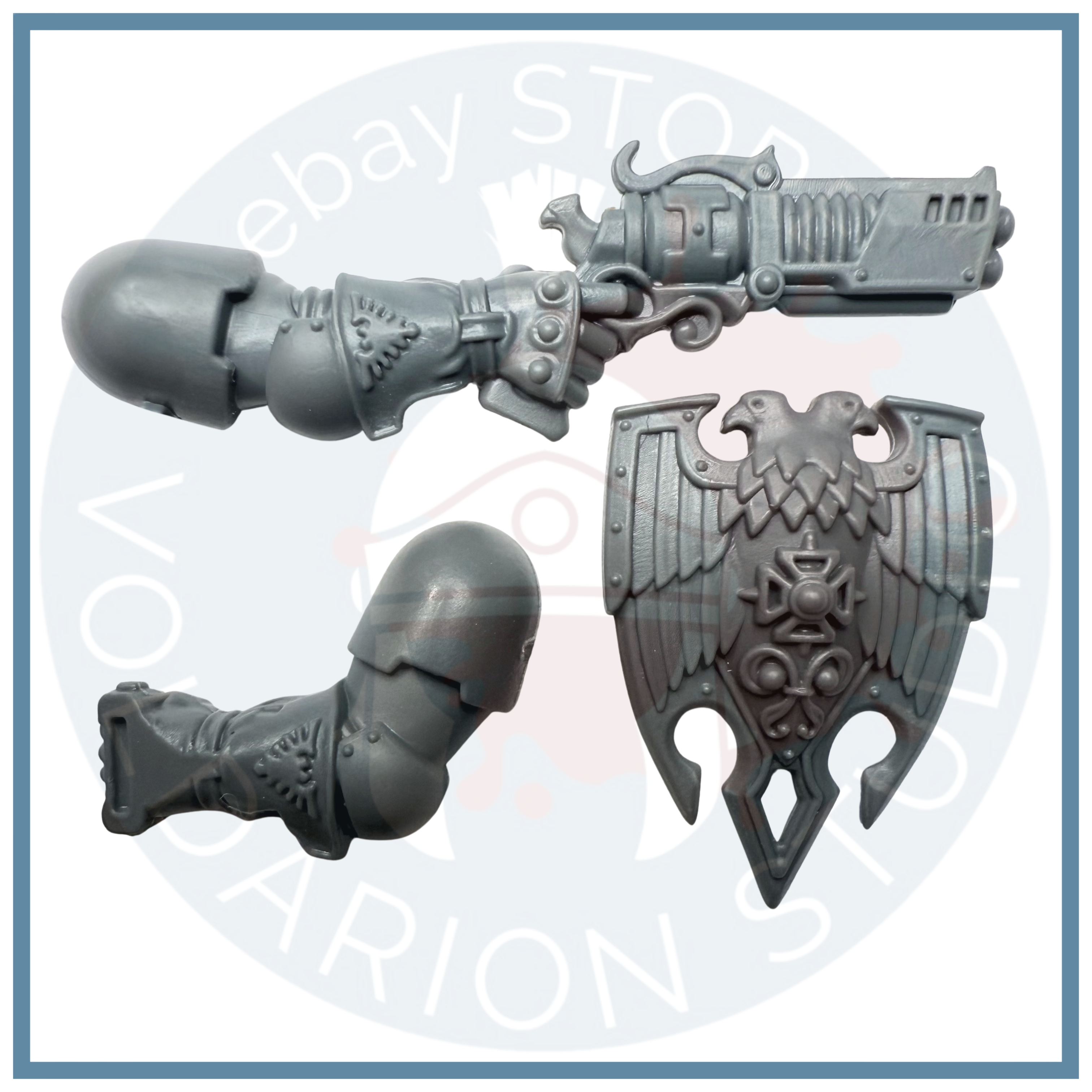 Venatari Destroyer Pistol & Tarsus Buckler Bits C