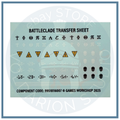 Battlecade Transfer Sheet