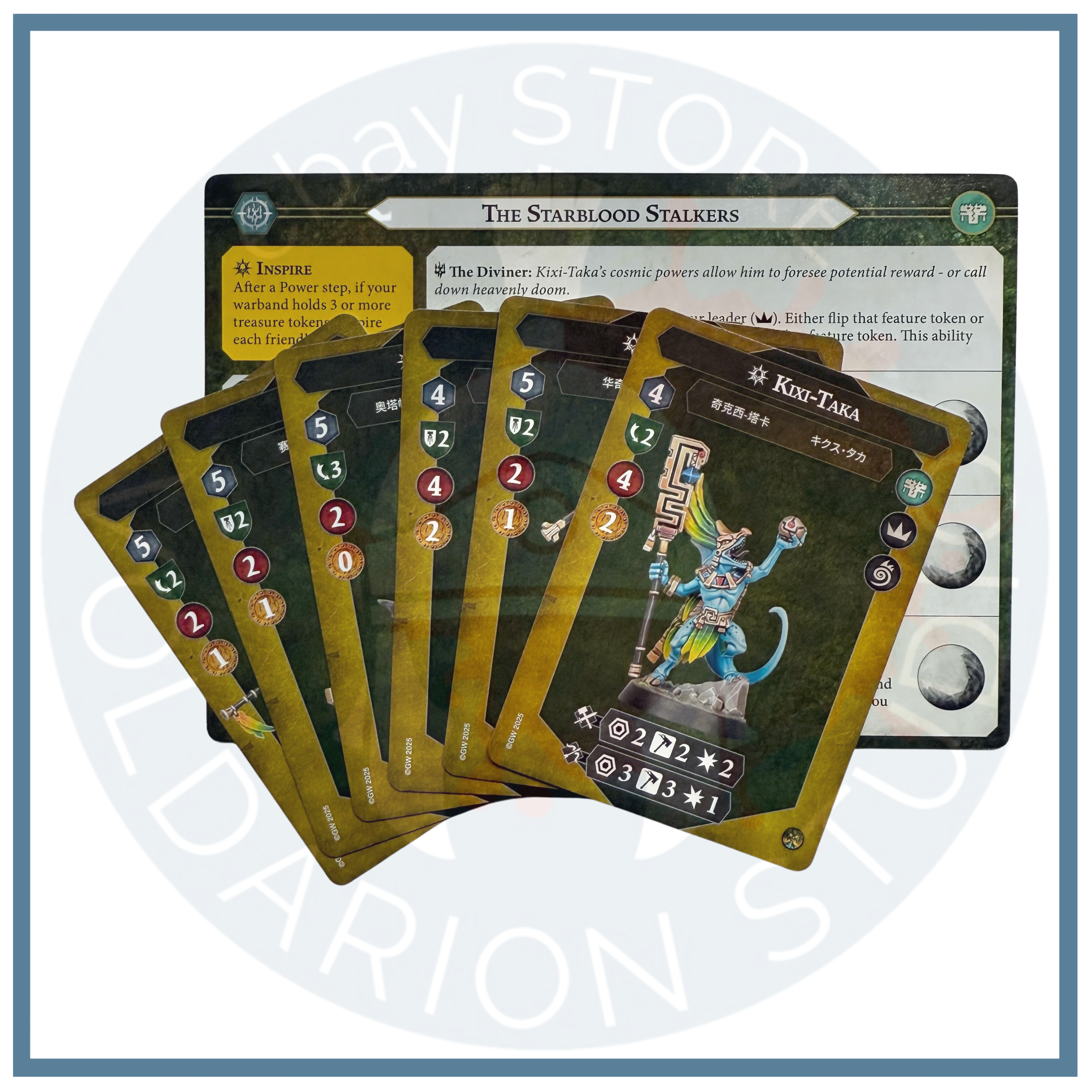 The Starblood Stalkers Warband Cards